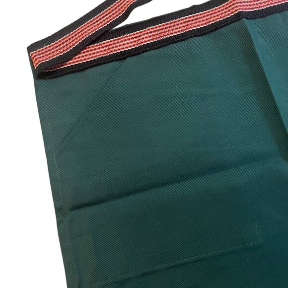 Japanese Sake Work Apron Short Brewery Green Front Pocket BBQ Grilling 18" x 21" - Picture 4 of 6